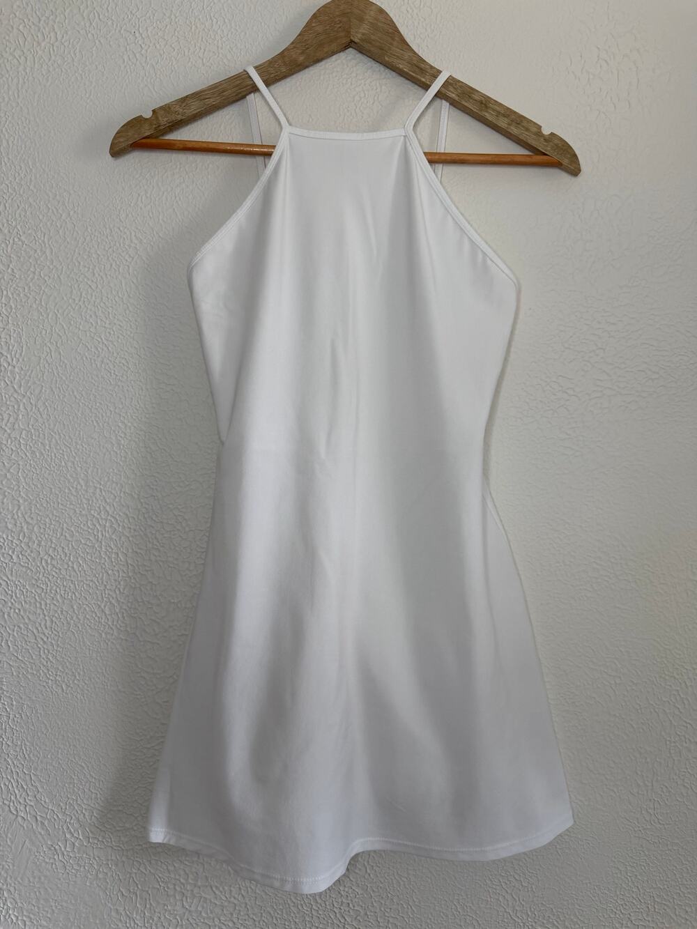 Abercrombie & Fitch White Halter Neck Traveler Mini Dress xsp